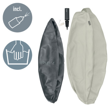 Leitz Ergo Active Sitzball mit Anti-Wegroll-Design, 55cm