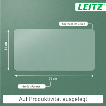 Leitz Schreibtischunterlage transparent, groß