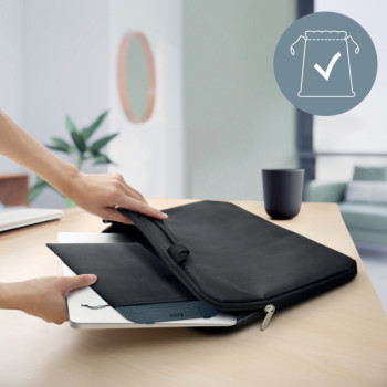 Leitz Ergo Ultraflacher höhenverstellbarer Aluminium-Laptopständer