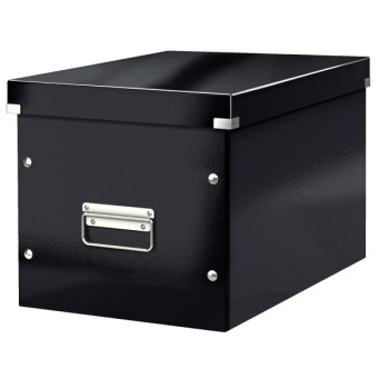 Leitz Click & Store WOW Aufbewahrungs- und Transportbox Cube Groß, 80% recycelter Karton