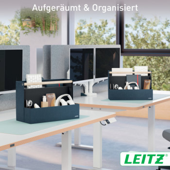 Leitz Schreibtisch Organizer mit Griff, aus Stoff