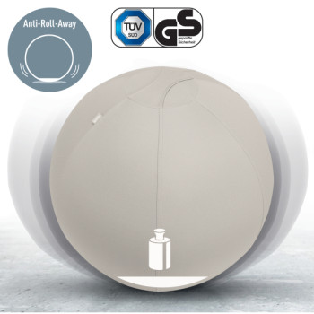 Leitz Ergo Active Sitzball mit Anti-Wegroll-Design, 65cm
