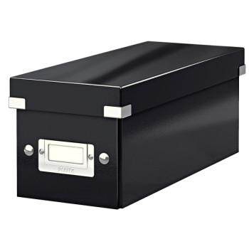 Leitz Click & Store WOW schmale Aufbewahrungsbox / CD Aufbewahrung, 84% recycelter Karton