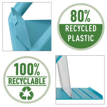 Leitz Ergo Cosy Höhenverstellbarer Laptopständer, 80% Recycelter Kunststoff