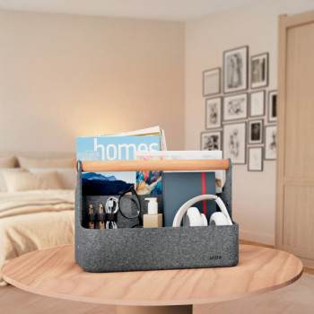 Leitz Schreibtisch Organizer mit Griff, aus Filz