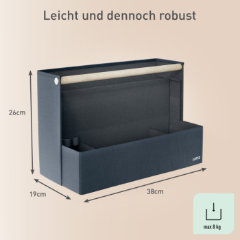 Leitz Schreibtisch Organizer mit Griff, aus Stoff
