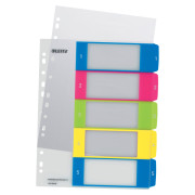 Leitz WOW PC-beschriftbares Register, PP, extrabreit