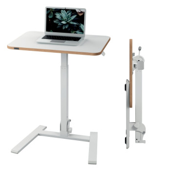 Leitz Ergo Compact Workstation Pro Kleiner Klappbarer höhenverstellbarer Sitz-/Steh-Schreibtisch