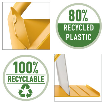 Leitz Ergo Cosy Höhenverstellbarer Laptopständer, 80% Recycelter Kunststoff