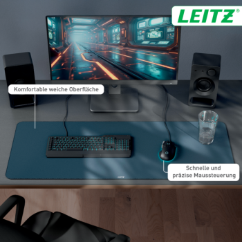 Leitz Essential Gaming Set mit Leitz Gaming Mauspad und PowerA Controller für XBOX Series X|S