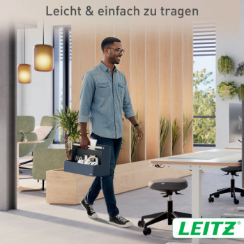 Leitz Schreibtisch Organizer mit Griff, aus Stoff