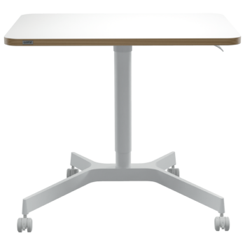 Leitz Ergo Compact Workstation Kleiner Höhenverstellbarer Sitz-/Steh-Schreibtisch