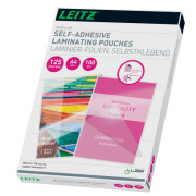 Leitz iLAM Heißlaminierfolien Selbstklebend A4, 125 mic