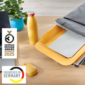 Leitz Ergo Cosy Höhenverstellbarer Laptopständer, 80% Recycelter Kunststoff