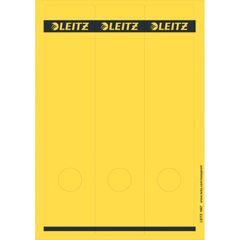 Leitz PC-beschriftbare Rückenschilder für Leitz Qualitäts-Ordner 180°, Standard- und Hartpappe-Ordne