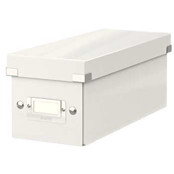 Leitz Click & Store WOW schmale Aufbewahrungsbox / CD Aufbewahrung, 84% recycelter Karton
