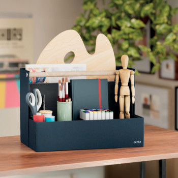 Leitz Schreibtisch Organizer mit Griff, aus Stoff