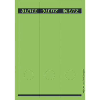 Leitz PC-beschriftbare Rückenschilder für Leitz Qualitäts-Ordner 180°, Standard- und Hartpappe-Ordne