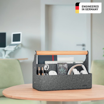 Leitz Schreibtisch Organizer mit Griff, aus Filz