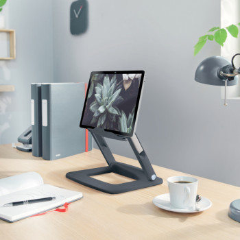 Leitz Ergo Verstellbarer Multi-Winkel Laptopständer, 80% recycelter Kunststoff
