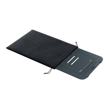 Leitz Ergo Ultraflacher höhenverstellbarer Aluminium-Laptopständer
