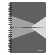 Leitz Office Collegeblock A5 kariert, spiralgebunden mit PP-Einband