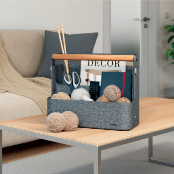 Leitz Hängender Schreibtisch Organizer mit Griff, aus Filz